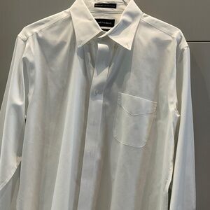 Paul Fredrick Mens White Shirt